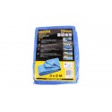 LONA 80GR/M2 POLIETILENO 3M X 5M C/OJALES AZUL