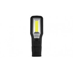 EXPOSITOR LINTERNA COB DE TRABAJO CON PRACTICO CABEZAL GIRATORIO RECARGABLE 10W C/IMAN C/GANCHO C/BASE DE CARGA