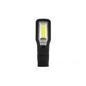 EXPOSITOR LINTERNA COB DE TRABAJO CON PRACTICO CABEZAL GIRATORIO RECARGABLE 10W C/IMAN C/GANCHO C/BASE DE CARGA