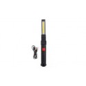 LINTERNA COB DE TRABAJO RECARGABLE 2 EN 1 C/IMAN C/GANCHO 