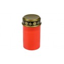 EXSPOSITOR VELAS LED ROJAS Ø65x120MM (12 UNIDADES)