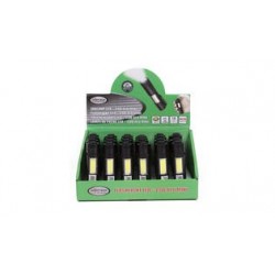 EXPOSITOR LINTERNA ALUMINIO C/CLIP (24 UNIDADES)