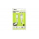 CABLE CARGA Y DATOS 2,1 A USB A USB TIPO-C BLANCO 1 METRO BENSON