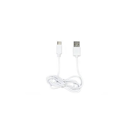 CABLE CARGA Y DATOS 2,1 A USB A USB TIPO-C BLANCO 1 METRO BENSON