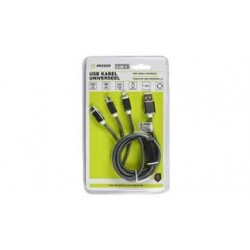CABLE USB UNIVERSAL 3 EN 1 MICRO USB-TIPO-C-LIGHTNING IPHONE 