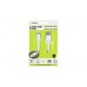 CABLE CARGA Y DATOS USB 2.1 A LIGHTNING IPHONE 2 METRO BLANCO BENSON