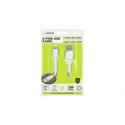 CABLE CARGA Y DATOS USB 2.1 A LIGHTNING IPHONE 2 METRO BLANCO 