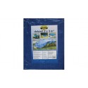 LONA 80GR/M2 POLIETILENO 2M X 3M C/OJALES AZUL