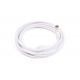 CABLE COAXIAL DE ANTENA TV MACHO/HEMBRA COBRE/COBRE 3 M BENSON