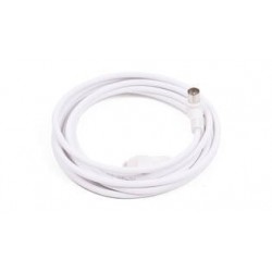 CABLE COAXIAL DE ANTENA TV MACHO/HEMBRA COBRE/COBRE 3 M 
