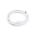 CABLE COAXIAL DE ANTENA TV MACHO/HEMBRA COBRE/COBRE 3 M 