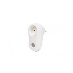 ADAPTADOR ENCHUFE SCHUKO C/SENSOR CREPUSCULAR BLANCO BENSON