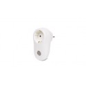 ADAPTADOR ENCHUFE SCHUKO C/SENSOR CREPUSCULAR BLANCO 