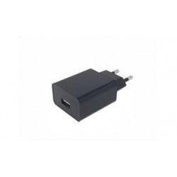 CARGADOR ENCHUFE USB 2.0A NEGRO 