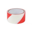 CINTA ADHESIVA SEÑALIZAR ROJA/BLANCO 25M x 48MM BENSON