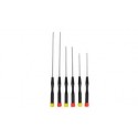JUEGO 6 DESTORNILLADORES PRECISION EXTRA LARGOS 