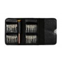 JUEGO DESTORNILLADORES PRECISION CON ESTUCHE 25 PIEZAS 