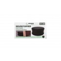 TOPE PUERTA ACERO INOX. Ø11 CM NEGRO 