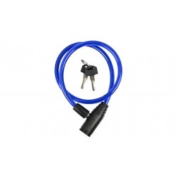CANDADO CABLE ACERO 390 Ø8 X 650MM COLORES SURTIDOS 