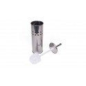 ESCOBILLA BAÑO C/SOPORTE ACERO INOX. 
