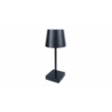 LAMPARA LED RECARGABLE MESA REGULABLE TACTIL NEGRO 