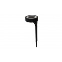BALIZA LED SOLAR 11CM B. CALIDO IP 
