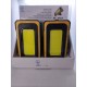 EXPOSITOR LINTERNA DE TRABAJO SOLAR LED COB RECARGABLE/POWER BANK/BASE IMANTADA/CON GANCHO 10W 750LM (6 UNIDADES)