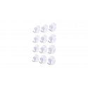 GANCHOS CON VENTOSAS Ø30MM (PACK 12)