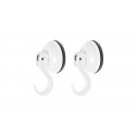 GANCHOS CON VENTOSAS MAX. 2KG Ø35MM BLANCO (PACK 2)