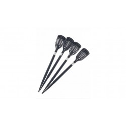 BALIZA LED SOLA EFECTO LLAMA 41CM (PACK 4) 