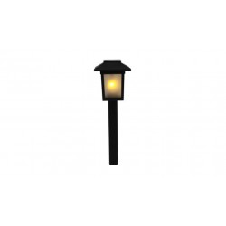 BALIZA LED SOLAR 34,5CM EFECTO LLAMA 