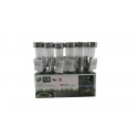BALIZA LED SOLAR 31CM ACERO INOXIDABLE 