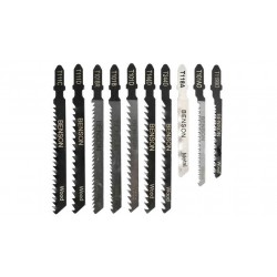 JUEGO DE HOJAS SIERRA DE CALAR PARA MADERA VASTAGO T BENSON (PACK 10)