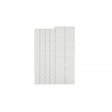 PROTECTORES GOMA SURTIDOS AUTOADHESIVOS ANTIRRAYADURAS MUEBLES BLANCO (PACK 25)