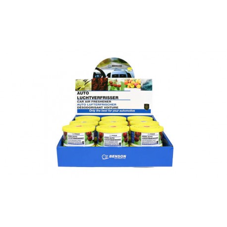 EXPOSITOR AMBIENTADOR LATA DE COCHE SURTIDOS BENSON (PACK 12)
