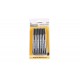 MARCADOR PERMANENTE PUNTA REDONDA NEGRO BENSON (PACK 4) 