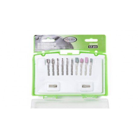ESTUCHE ACCESORIOS MULTIHERRAMIENTA 12 PIEZAS HOFFTECH GERMANY