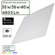 PANEL LED 30W/36W/40W CCT (CALIDO-NEUTRO-FRIO) UGR 19 (MICROPRISMATICO) CORTE Ø595x595mm