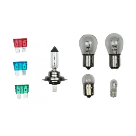 ESTUCHE H7 12V LAMPARAS DE REPUESTO PARA COCHE (PACK 8) E4