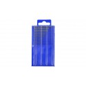 JUEGO DE 20 BROCAS METAL ACERO HSS PEQUEÑAS 0,3MM-1,6MM