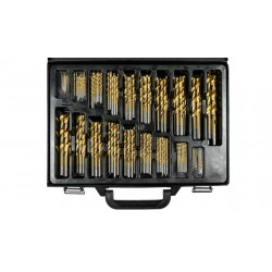 ESTUCHE JUEGO DE 170 BROCAS METAL ACERO HSS TITANIO