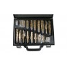 ESTUCHE JUEGO DE 170 BROCAS METAL ACERO HSS TITANIO