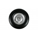 RUEDA CARRETILLA OBRA 4.00-8" LLANTA METAL + NEUMATICO C/CAMARA EJE Ø20MM