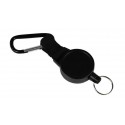 LLAVERO CON CLIP CINTURON CARRETE ELASTICO 70CM