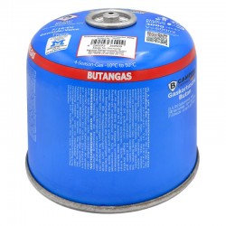 CARTUCHO RECARGA DE CAMPING GAS BOMBONA ROSCA 300GRS.
