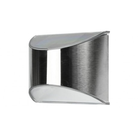 APLIQUE SOLAR PARED ACERO INOX. IP44 