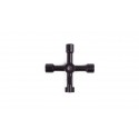 LLAVE CABINA ARMARIOS CONTADOR REGISTROS 4 VIAS