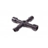 LLAVE CABINA ARMARIOS CONTADOR REGISTROS 4 VIAS