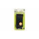 POWER BANK SOLAR PANEL CAMPING 10.000mAh POLYMERO 15W 2 USB - 1 USB TYPE-C NEGRO PLATINET
