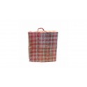 BOLSA REUTILIZABLE DE PLASTICO C/CREMALLERA TALLA M 70X48X28CM